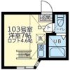 ユナイト汐入ギャスパーの間取り画像