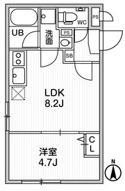 THE PALMS三鷹Ⅱの間取り画像
