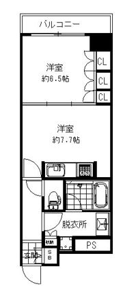 アルス梅田東の間取り画像