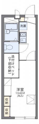 レオパレスソレイユ富木の間取り画像