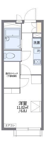 レオパレスサントリーニの間取り画像