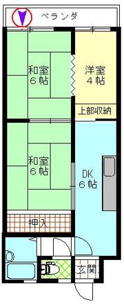 グロリアスマンションミフジ新河岸壱号館の間取り画像