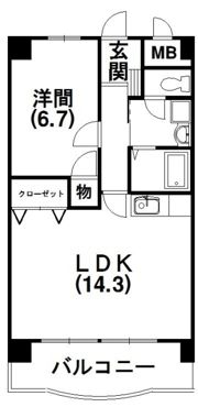 クレールトヨダの間取り画像