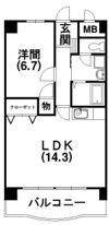 クレールトヨダの間取り画像