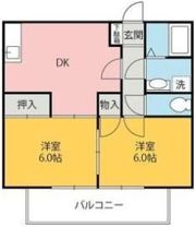 スーパードームリエゾンの間取り画像