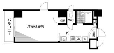 錦糸町フラットの間取り画像