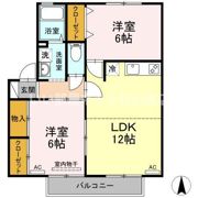 ハイカムール土居田の間取り画像