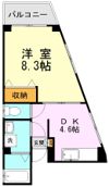 ウォークス島崎の間取り画像