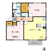 エクレーレ Aの間取り画像