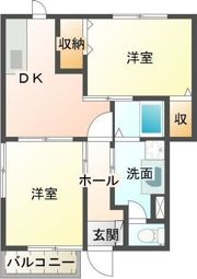 シャン・ド・フルールB棟の間取り画像