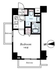ガリシア グランデ江戸川橋の間取り画像