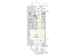 プレサンス神戸元町ベルシオンの間取り画像