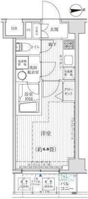 リライア吉野町Ⅱの間取り画像