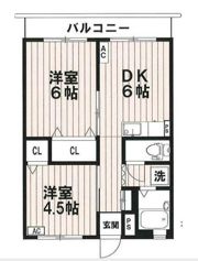 コーポ浅見の間取り画像