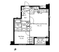 パークアクシス六本木檜町公園の間取り画像
