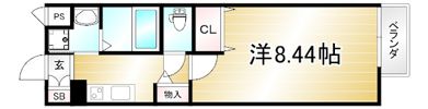 ペルージュ油小路の間取り画像