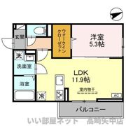 フェリーチェTAKASAKI Ⅱの間取り画像