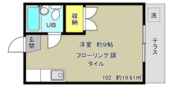 アリィフラッツの間取り画像