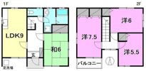 樽味3丁目 野本戸建C棟の間取り画像