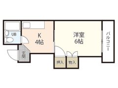 レグルス己斐本町の間取り画像