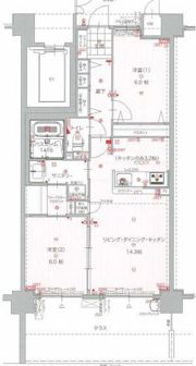 アルファスマート高柳の間取り画像