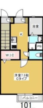 ハピネスの間取り画像