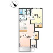 アプリーレ Bの間取り画像