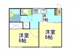 ファミール鹿田の間取り画像
