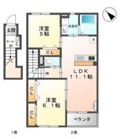 シャルムⅡの間取り画像