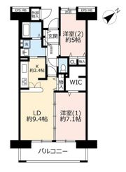 URビーコンヒル能見台サウスヒルの間取り画像