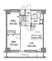 ライジングプレイス両国三番館の間取り画像