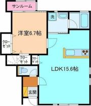 Jin A棟の間取り画像