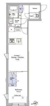 アトリオフラッツ中野の間取り画像