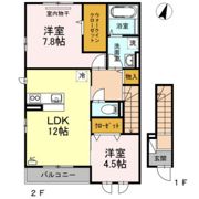 ドルチェ洲崎の間取り画像