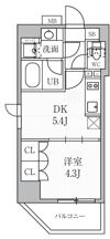 CAVANA浅草橋の間取り画像
