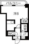 WILL鶴舞の間取り画像