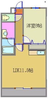 ハバードリーム3番館の間取り画像
