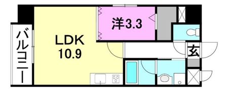 アーバン千舟町の間取り画像