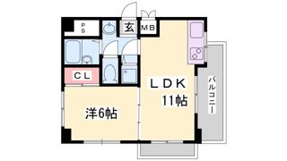 ポールドエスカールの間取り画像