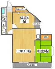 グローリア カーザの間取り画像