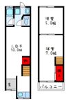 南余部戸建の間取り画像