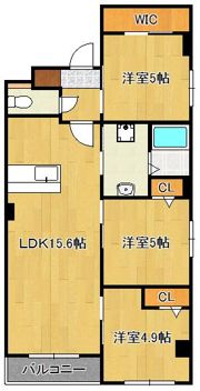 キャンファマンションVの間取り画像