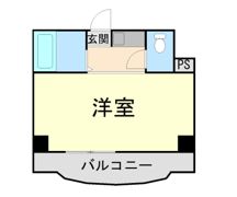 三景マンションの間取り画像