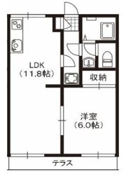 ベルゾーネ寿Ⅱの間取り画像