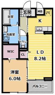 ドゥーヴル ボヌール 寺方錦通の間取り画像