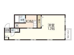 M．Kコーポの間取り画像