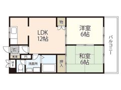 ウッディハイツの間取り画像