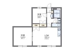 レオパレスGREEN・VIEWの間取り画像