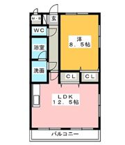 プリミエールツインの間取り画像