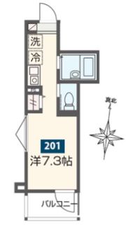 MELDIA大宮北Aの間取り画像